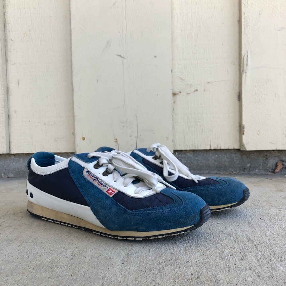Diesel Industry Sneakers Blue/White Sz 9.5